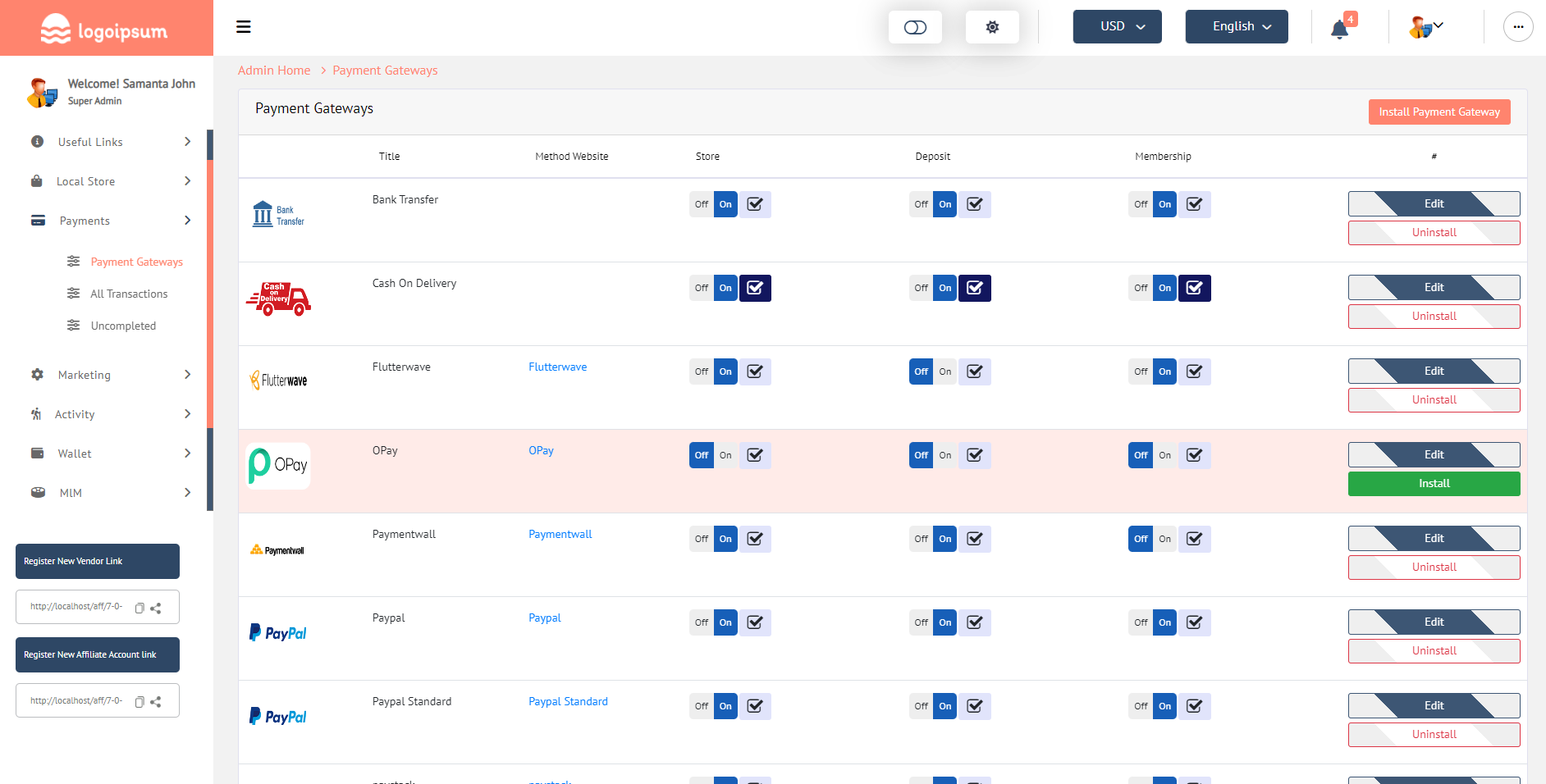 Affiliate Management System - PHP Platform - 35 Affiliate Management System - PHP Platform - 35